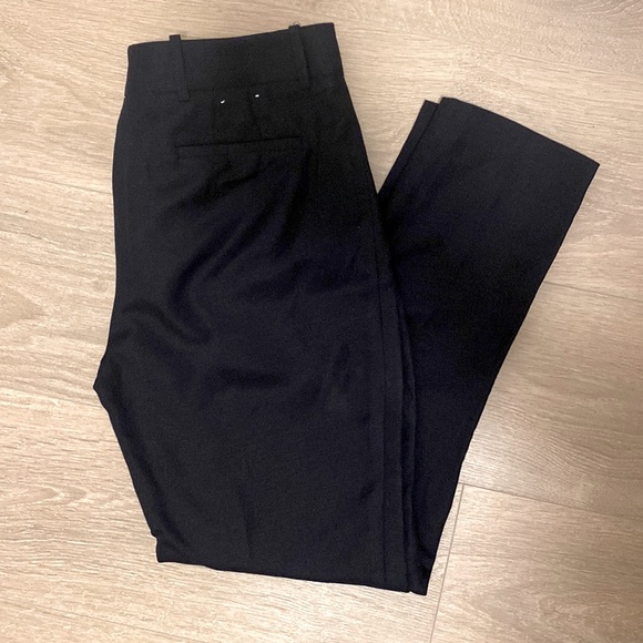Calvin Klein Navy Linen work slack size 2 - Picture 1 of 5